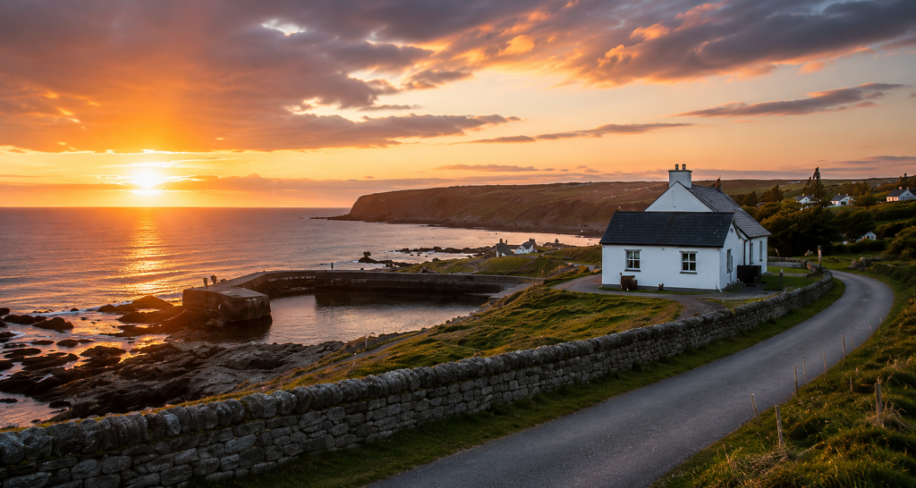 A Quiet Evening Along the Mayo Coast as Community Projects Begin to Reshape Rural Life