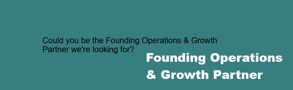 FRL with an even bigger vision for a Founding Operations & Growth Partner