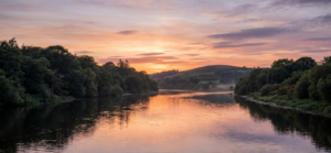 Reporters of Final Resurrection Ltd Ireland discover Solstice Over the Slaney River