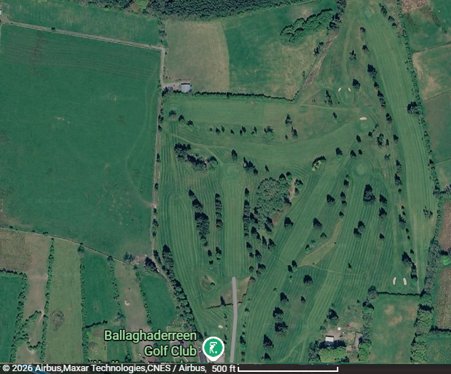 Ballaghaderreen Golf Club is a long-established nine-hole parkland course at Aughalustia, a few miles outside Ballaghaderreen in County Roscommon.