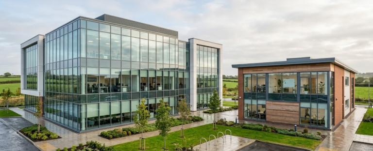 Modern Irish business and enterprise environment representing opportunities for international entrepreneurs.