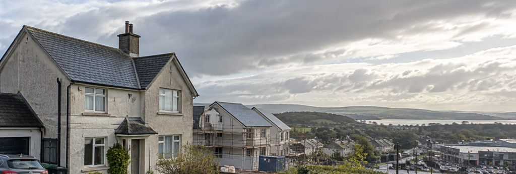 Authentic homes in a regional Irish town illustrating Ireland's high property prices and the realities facing international home buyers.
