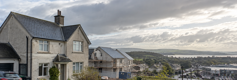 Authentic homes in a regional Irish town illustrating Ireland's high property prices and the realities facing international home buyers.